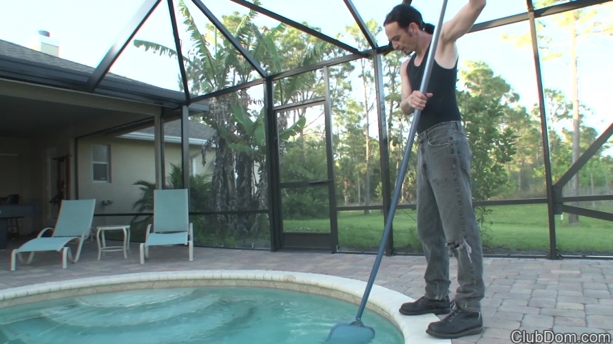 Pool Boys Balls Get Busted